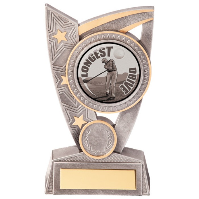 TRIUMPH GOLF LONGEST DRIVE AWARD - 2 SIZES - 12.5CM & 15CM